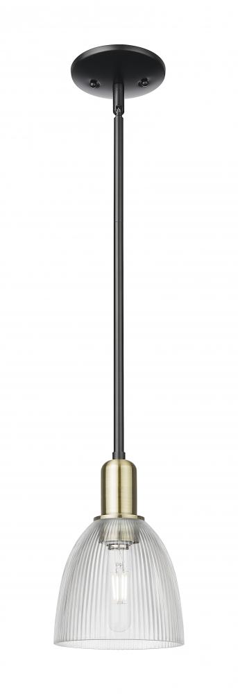 Castile - 1 Light - 6 inch - Black Antique Brass - Stem hung - Mini Pendant