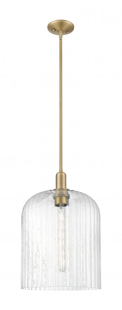 Bridal Veil - 1 Light - 12 inch - Brushed Brass - Mini Pendant