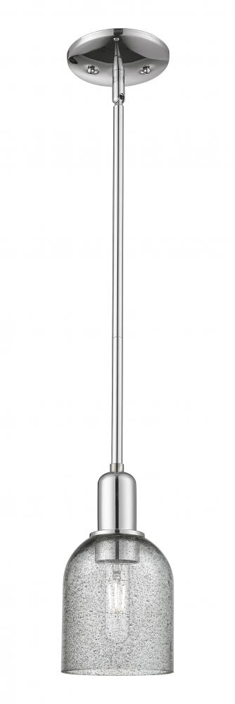 Caledonia - 1 Light - 5 inch - Polished Chrome - Stem hung - Mini Pendant