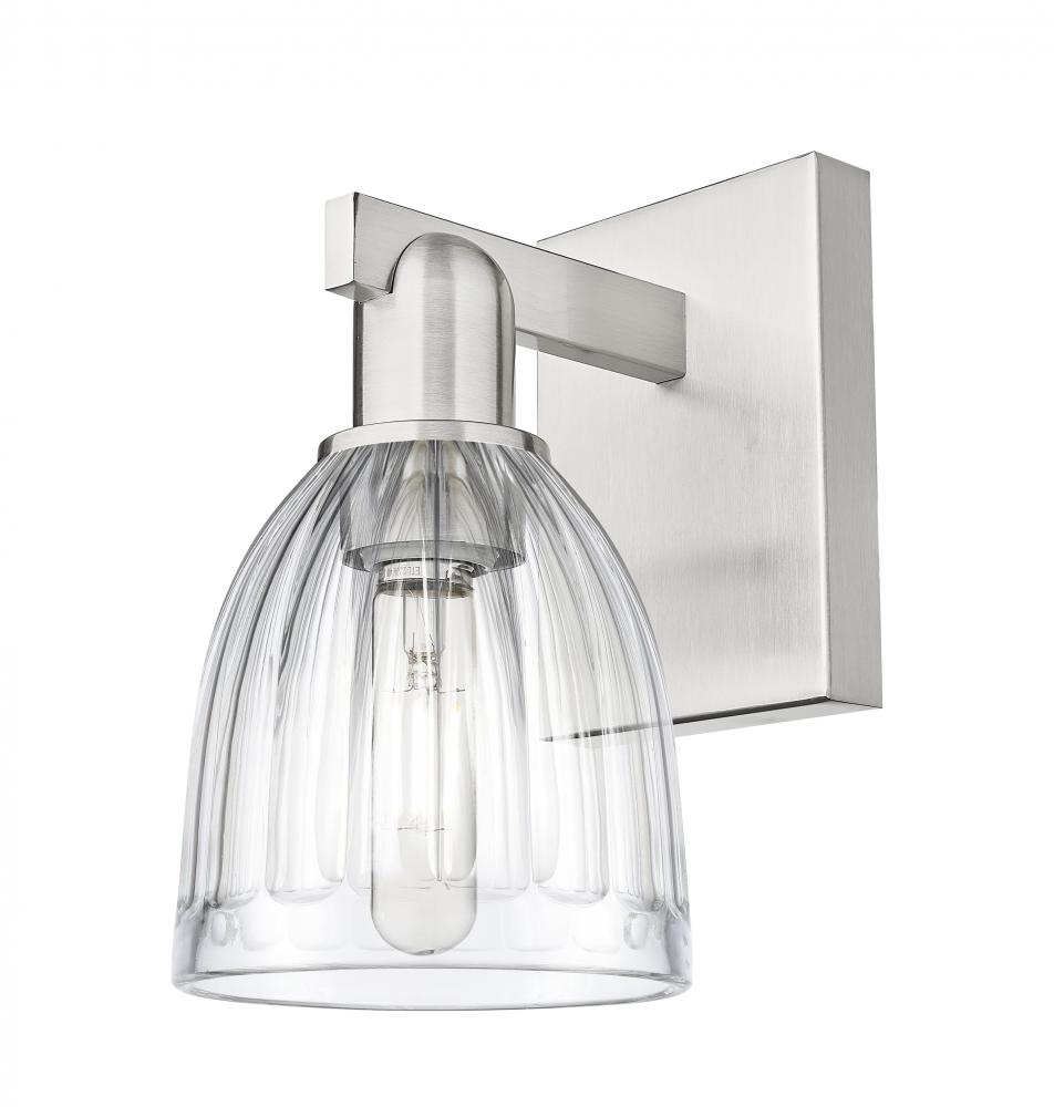 Brookfield - 1 Light - 6 inch - Brushed Satin Nickel - Sconce