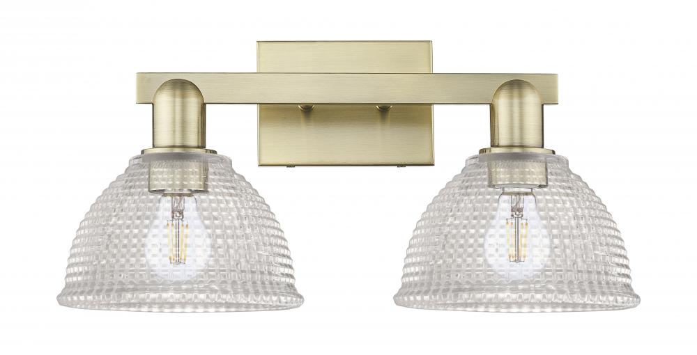 Arietta - 2 Light - 19 inch - Antique Brass - Bath Vanity Light