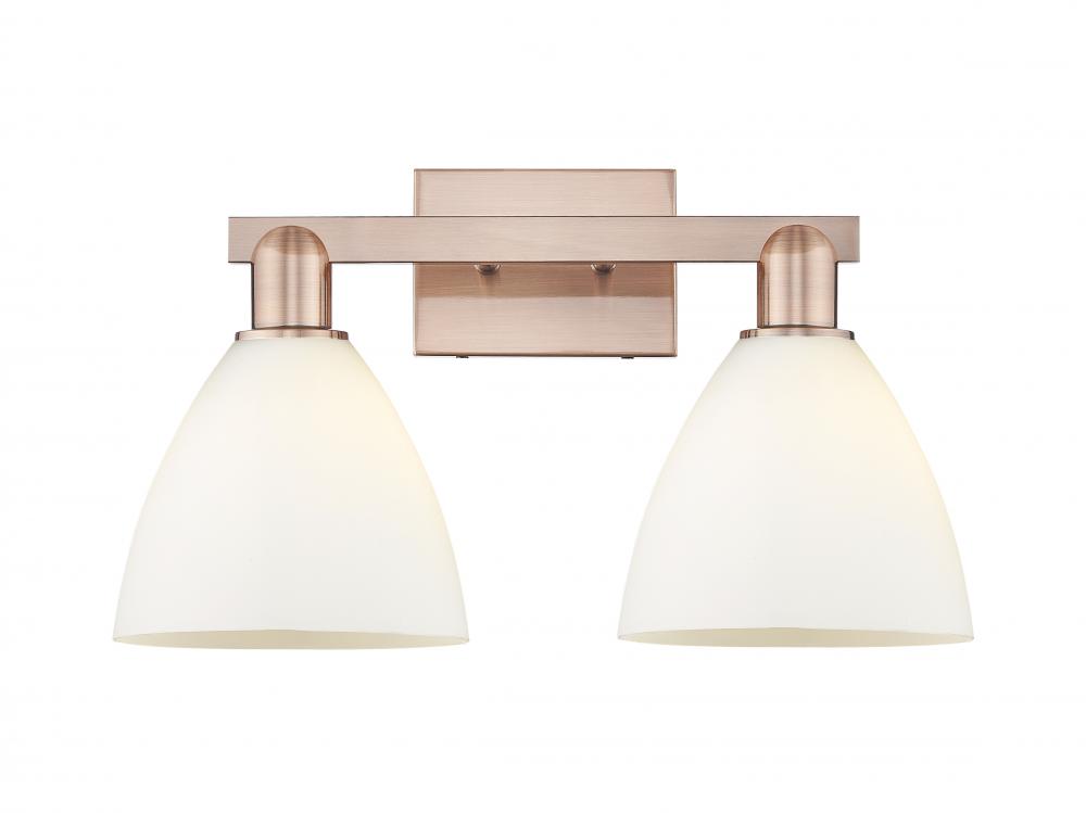 Bristol - 2 Light - 19 inch - Antique Copper - Bath Vanity Light