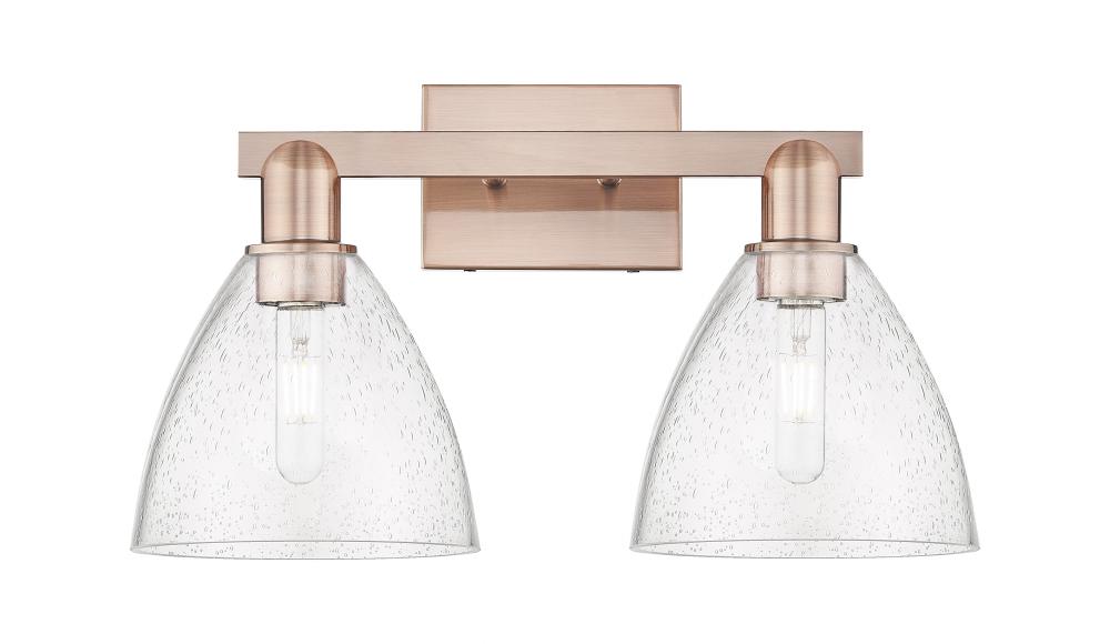 Bristol - 2 Light - 19 inch - Antique Copper - Bath Vanity Light