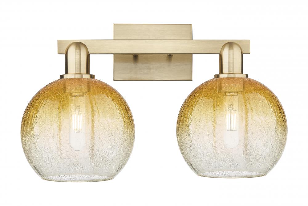 Brookhaven Globe - 2 Light - 16 inch - Champagne Bronze - Bath Vanity Light