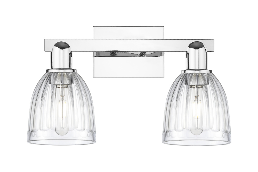 Brookfield - 2 Light - 17 inch - Polished Chrome - Bath Vanity Light