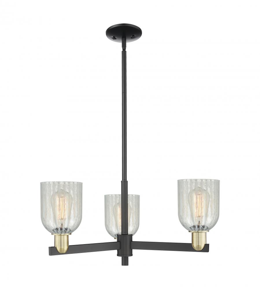 Caledonia - 3 Light - 27 inch - Black Antique Brass - Stem hung - Pendant