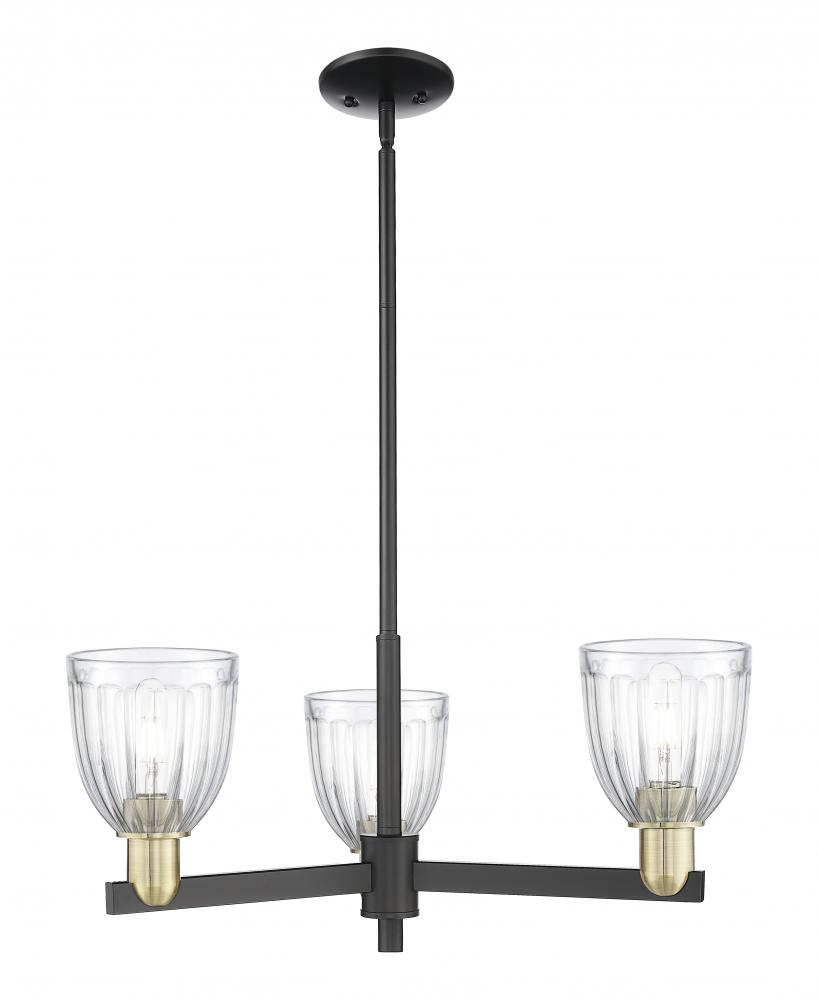 Brookfield - 3 Light - 28 inch - Black Antique Brass - Stem hung - Pendant