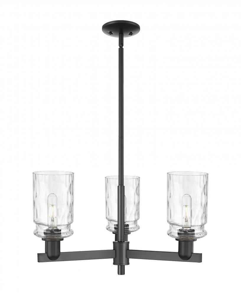 Candor - 3 Light - 27 inch - Polished Nickel - Stem hung - Flush Mount