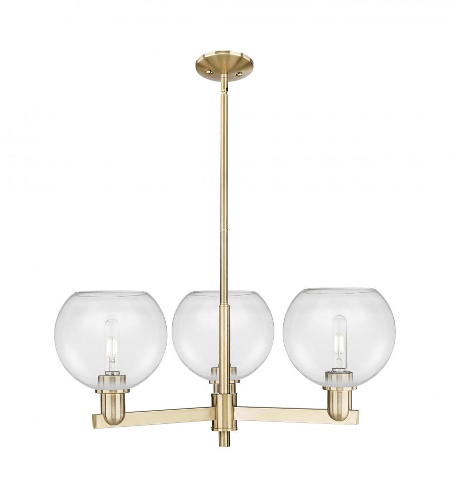 Athens - 3 Light - 30 inch - Champagne Bronze - Stem hung - Pendant