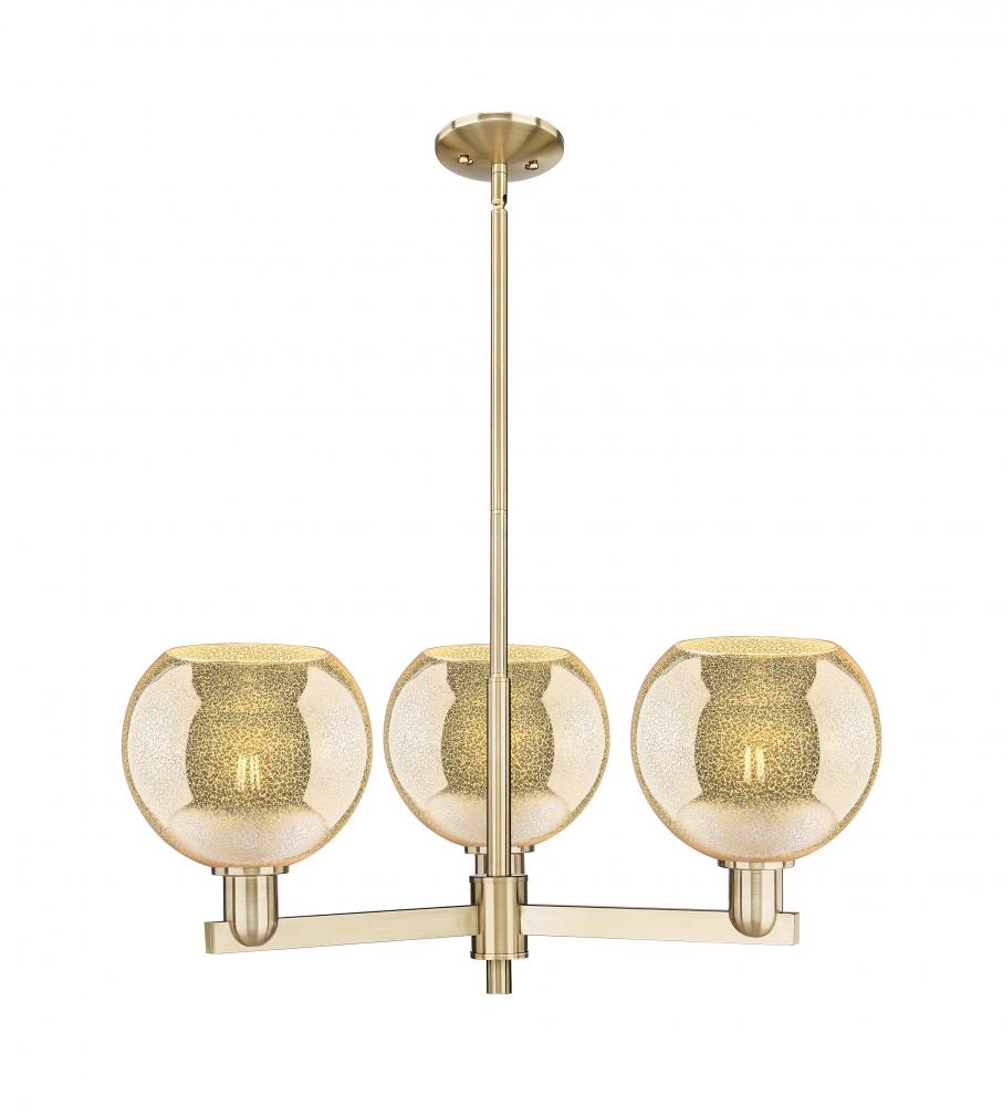 Athens - 3 Light - 30 inch - Champagne Bronze - Stem hung - Pendant
