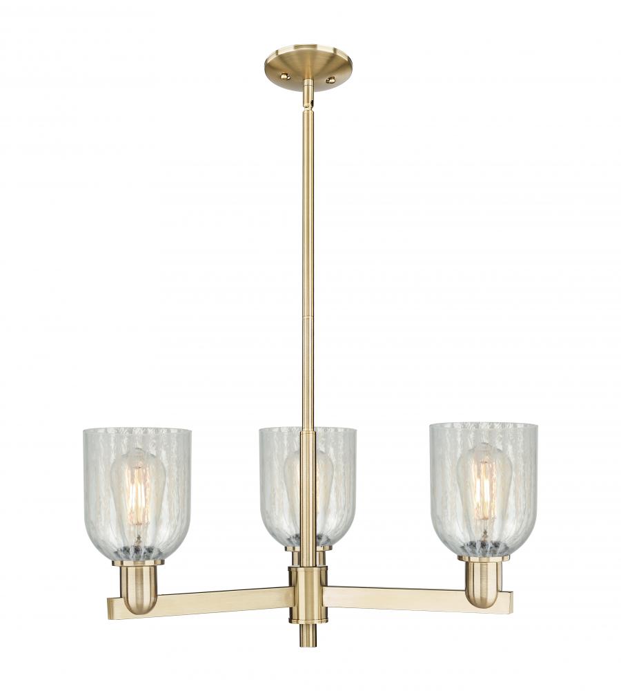 Caledonia - 3 Light - 27 inch - Champagne Bronze - Stem hung - Pendant