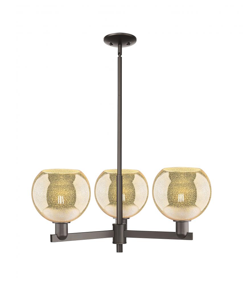 Athens - 3 Light - 30 inch - Oil Rubbed Bronze - Stem hung - Pendant