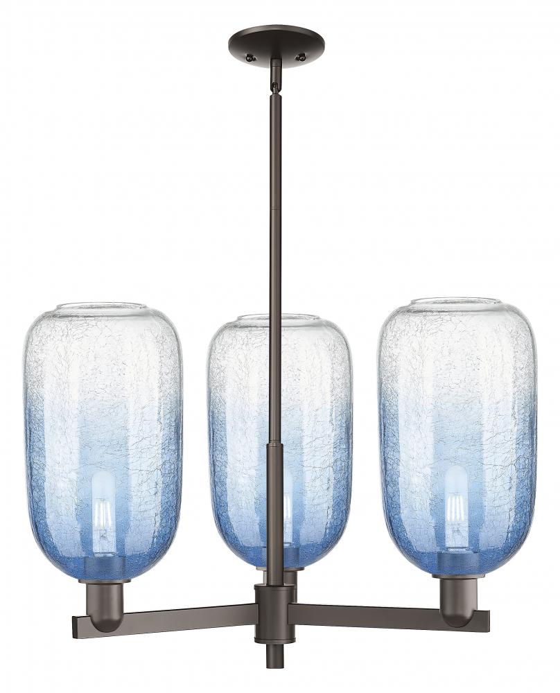 Brookhaven Cloche - 3 Light - 18 inch - Oil Rubbed Bronze - Flush Mount