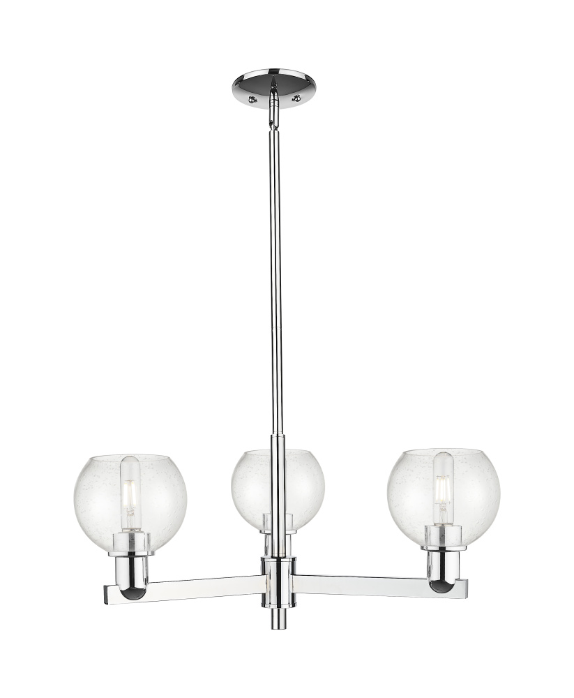 Athens - 3 Light - 28 inch - Polished Chrome - Stem hung - Pendant