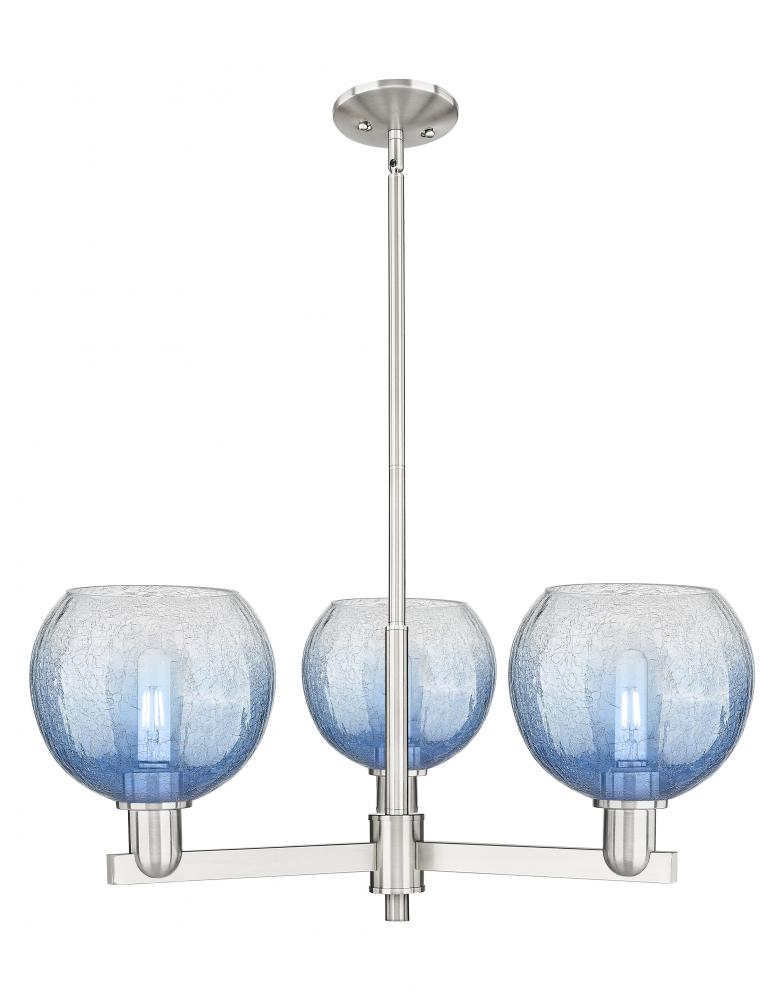 Brookhaven Globe - 3 Light - 18 inch - Satin Nickel - Pendant