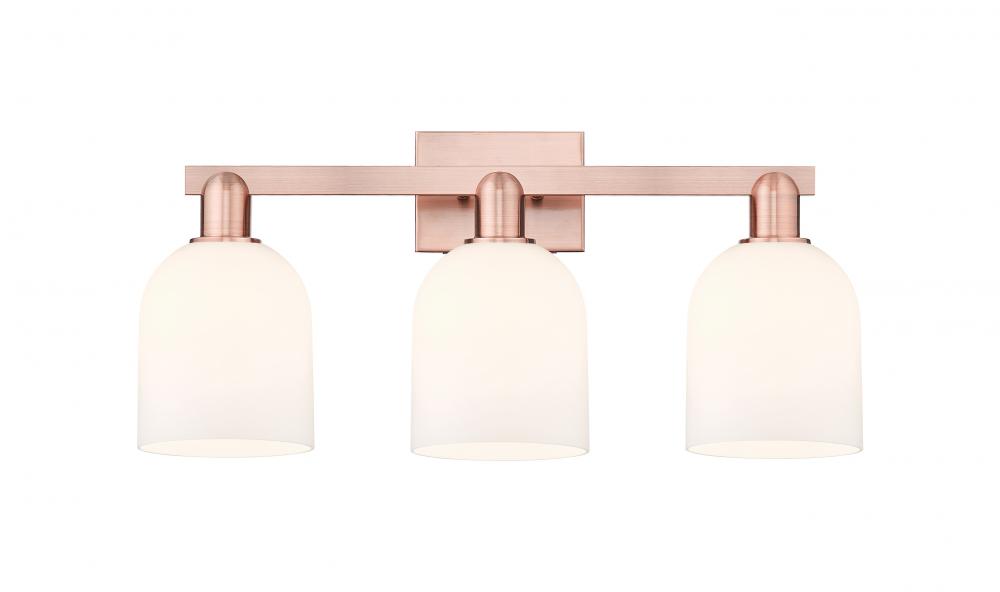 Bella - 3 Light - 25 inch - Antique Copper - Bath Vanity Light