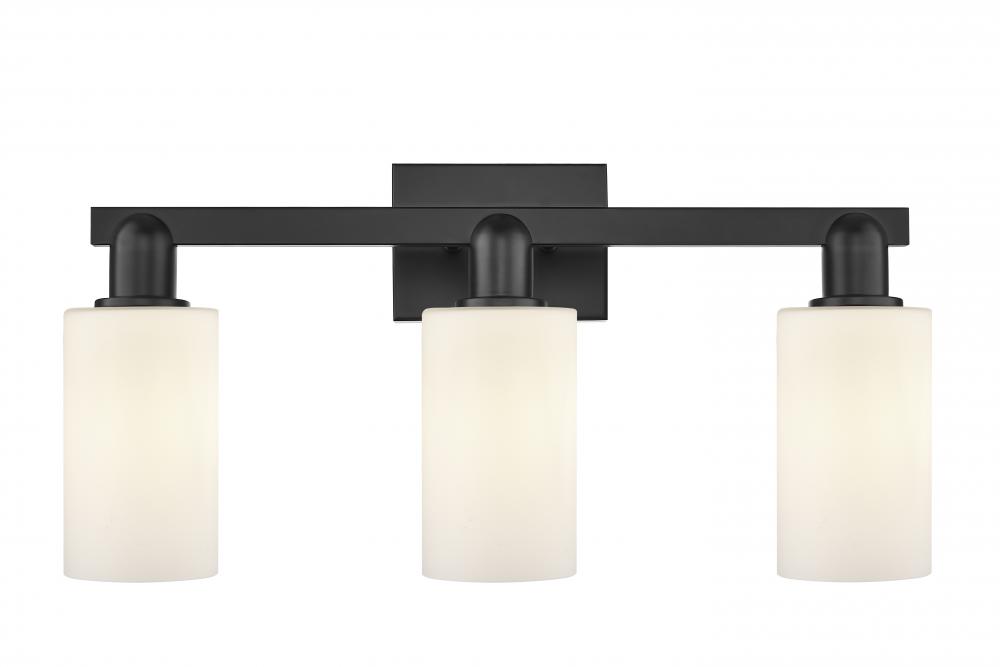 Clymer - 3 Light - 23 inch - Matte Black - Bath Vanity Light