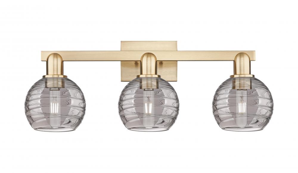 Athens Deco Swirl - 3 Light - 26 inch - Champagne Bronze - Bath Vanity Light