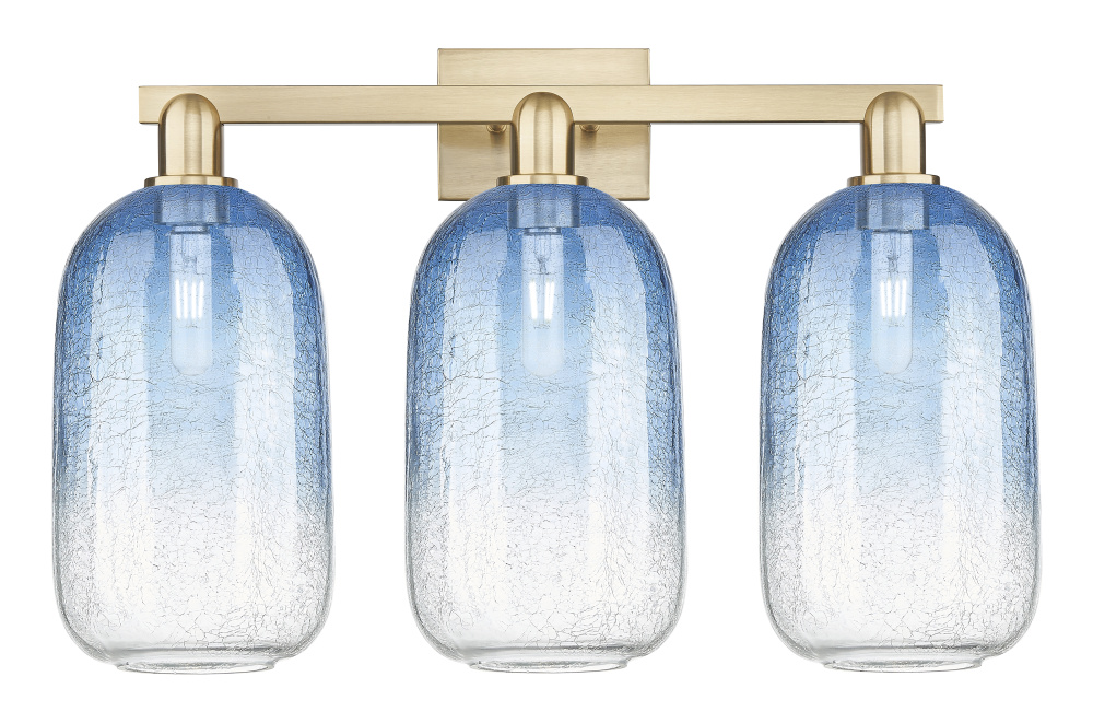 Brookhaven Cloche - 3 Light - 26 inch - Champagne Bronze - Bath Vanity Light