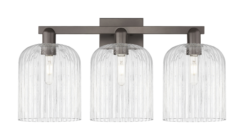 Bridal Veil - 3 Light - 27 inch - Oil Rubbed Bronze - Bath Vanity Light