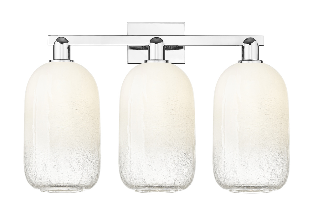 Brookhaven Cloche - 3 Light - 26 inch - Polished Chrome - Bath Vanity Light