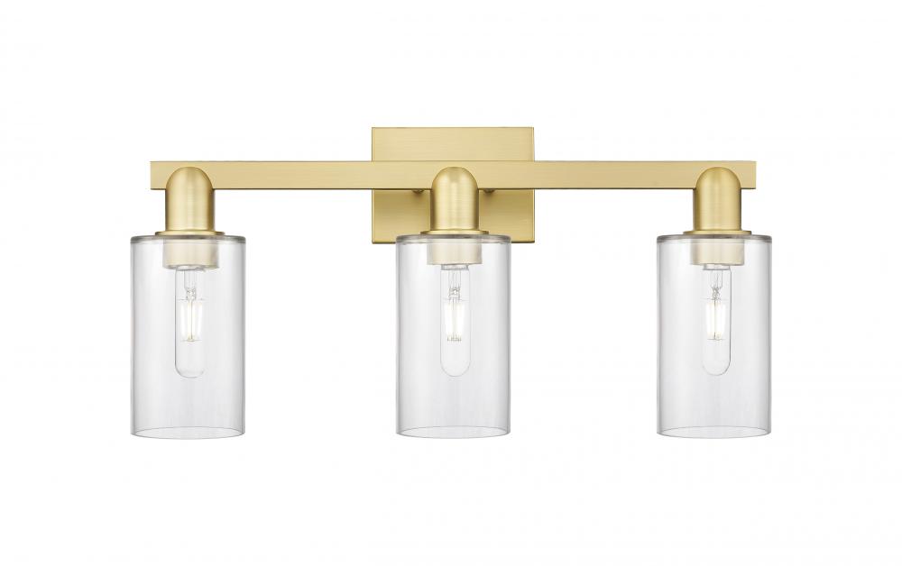 Clymer - 3 Light - 23 inch - Satin Gold - Bath Vanity Light