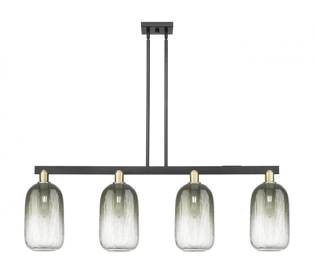 Brookhaven Cloche - 4 Light - 48 inch - Black Antique Brass - Stem hung - Island Light