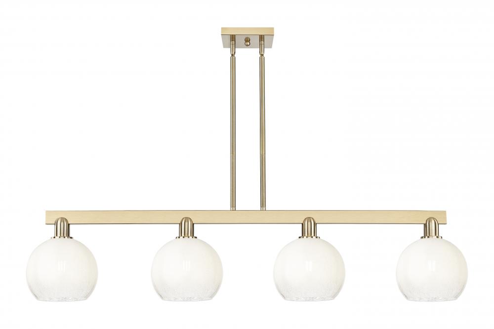 Brookhaven Globe - 4 Light - 48 inch - Champagne Bronze - Stem hung - Island Light