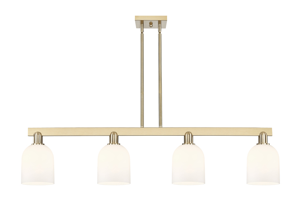 Bella - 4 Light - 48 inch - Champagne Bronze - Stem hung - Island Light