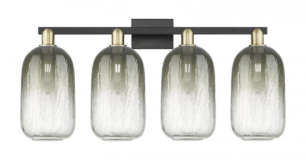 Brookhaven Cloche - 4 Light - 36 inch - Black Antique Brass - Bath Vanity Light