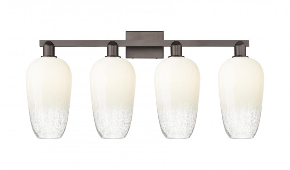 Brookhaven Flute - 4 Light - 36 inch - Oil Rubbed Bronze - Bath Vanity Light