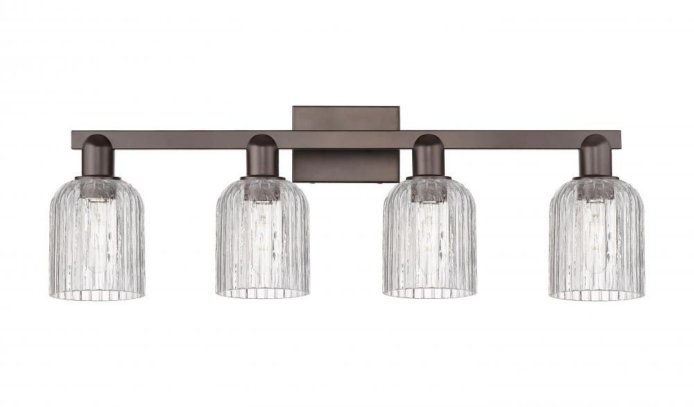 Bridal Veil - 4 Light - 36 inch - Oil Rubbed Bronze - Bath Vanity Light