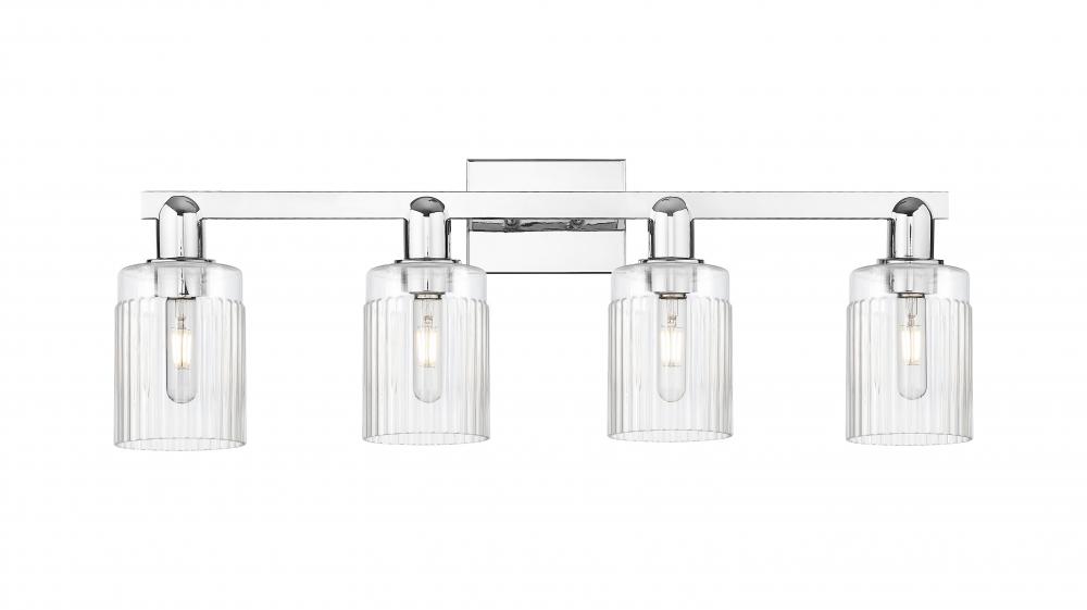 Hadley - 4 Light - 32 inch - Polished Chrome - Bath Vanity Light