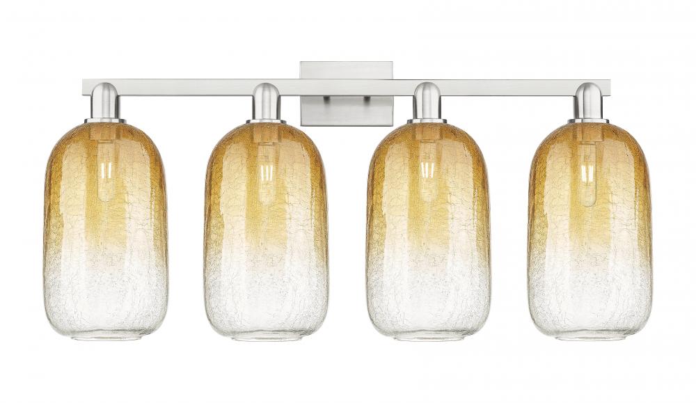 Brookhaven Cloche - 4 Light - 36 inch - Brushed Satin Nickel - Bath Vanity Light