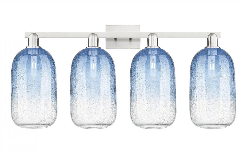 Brookhaven Cloche - 4 Light - 36 inch - Brushed Satin Nickel - Bath Vanity Light