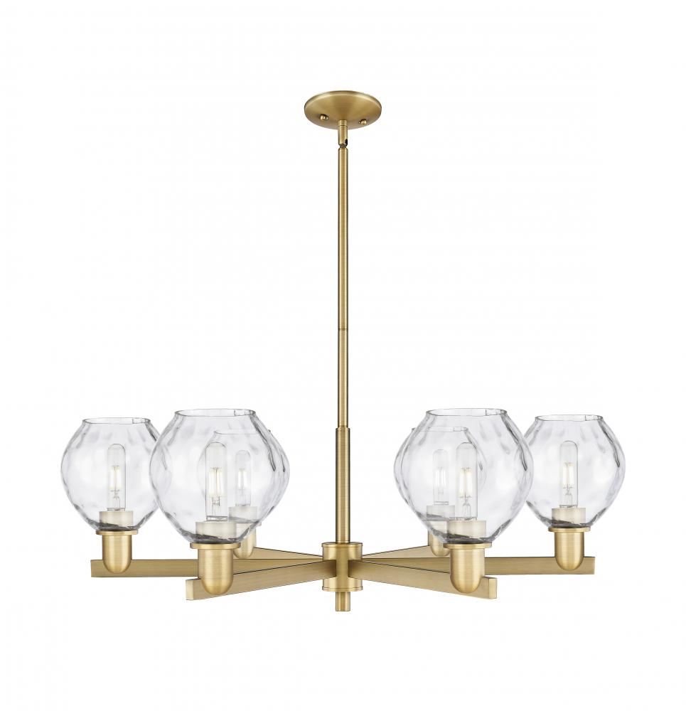 Waverly - 6 Light - 36 inch - Polished Nickel - Stem hung - Chandelier