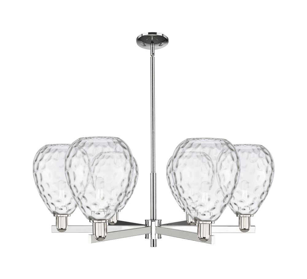 Waverly - 6 Light - 38 inch - Polished Nickel - Stem hung - Chandelier