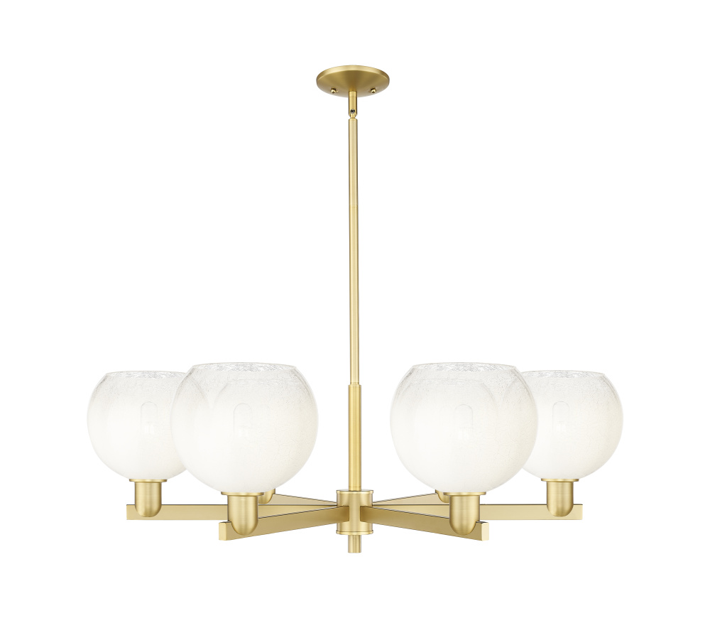 Brookhaven Globe - 6 Light - 24 inch - Satin Gold - Chandelier