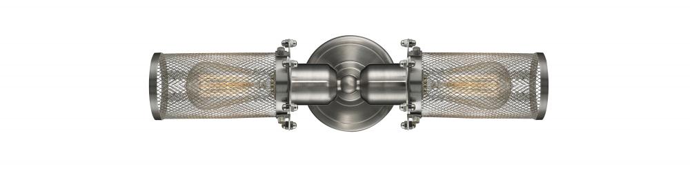 Quincy Hall - 2 Light - 19 inch - Brushed Satin Nickel - Bath Vanity Light