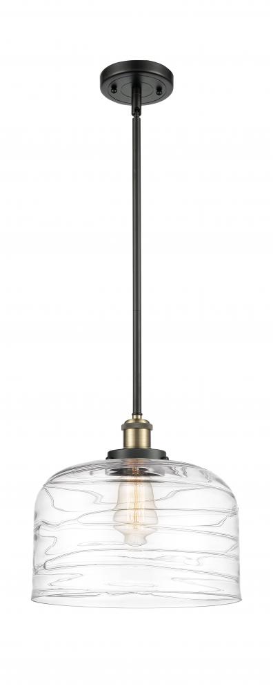 Bell - 1 Light - 12 inch - Black Antique Brass - Mini Pendant