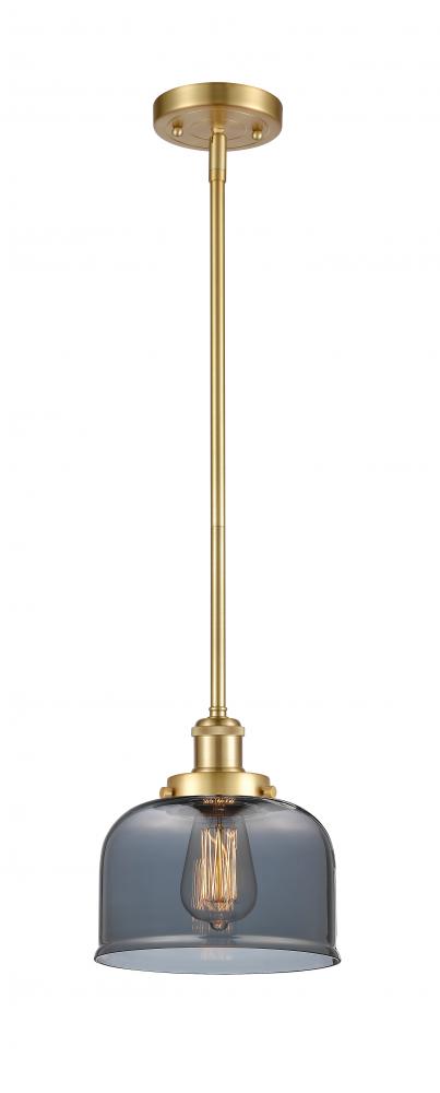 Bell - 1 Light - 8 inch - Satin Gold - Mini Pendant