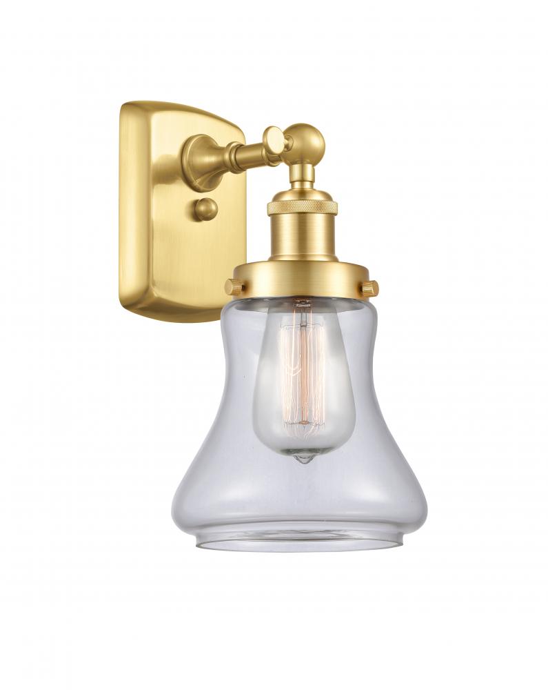 Bellmont - 1 Light - 6 inch - Satin Gold - Sconce