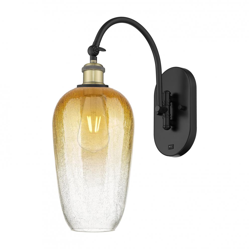 Brookhaven Flute - 1 Light - 7 inch - Black Antique Brass - Sconce