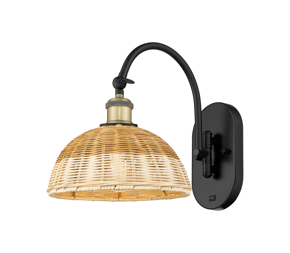 Bristol Natural II - 1 Light - 9 inch - Black Antique Brass - Sconce