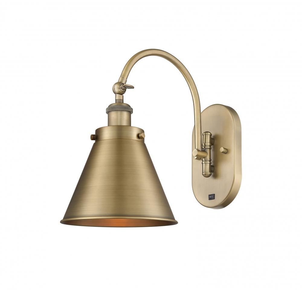 Appalachian - 1 Light - 8 inch - Brushed Brass - Adjustable Swing Arm