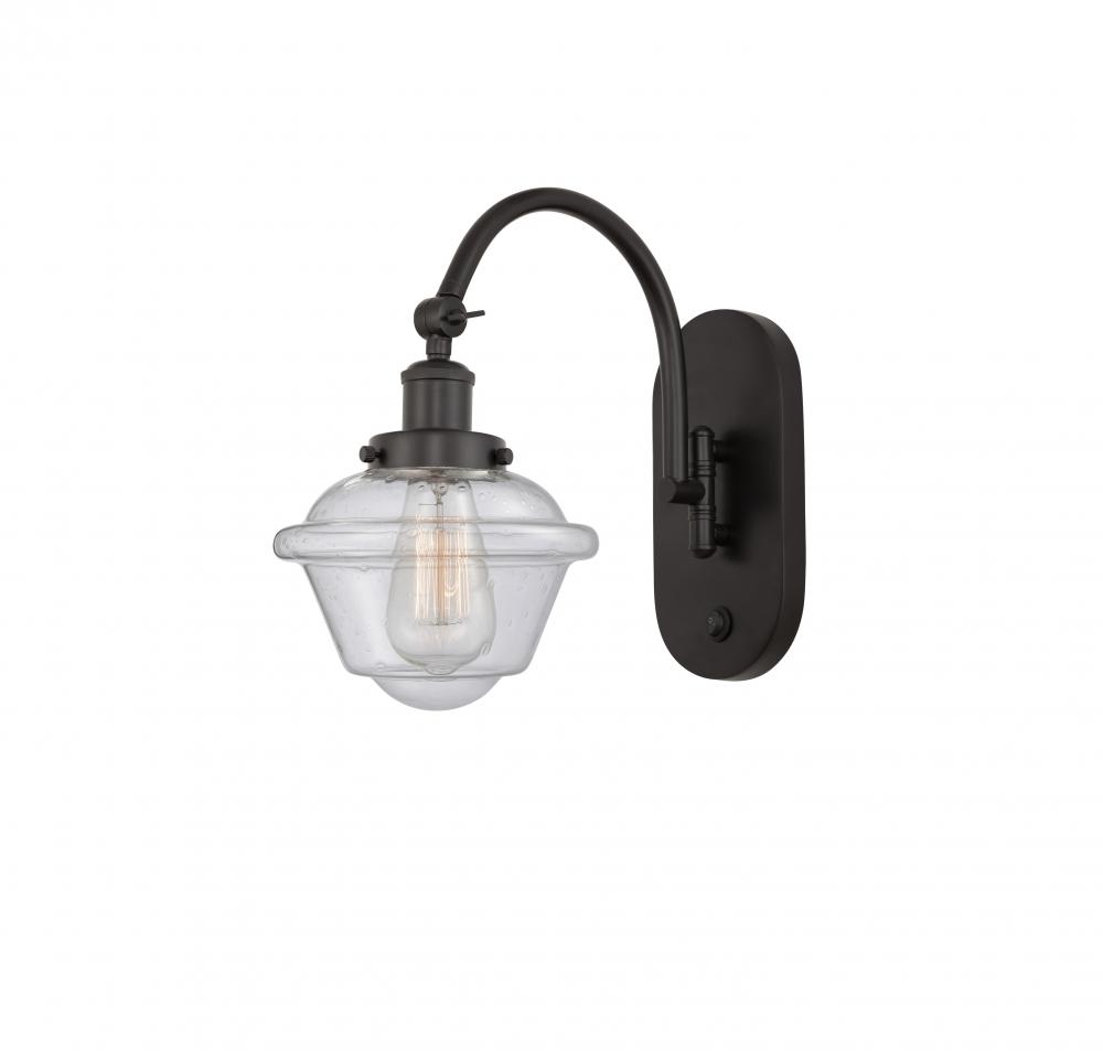Oxford - 1 Light - 8 inch - Oil Rubbed Bronze - Adjustable Swing Arm