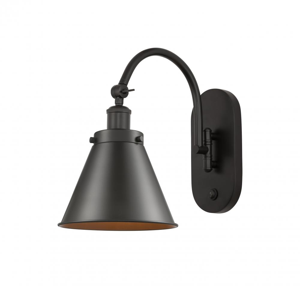 Appalachian - 1 Light - 8 inch - Oil Rubbed Bronze - Adjustable Swing Arm