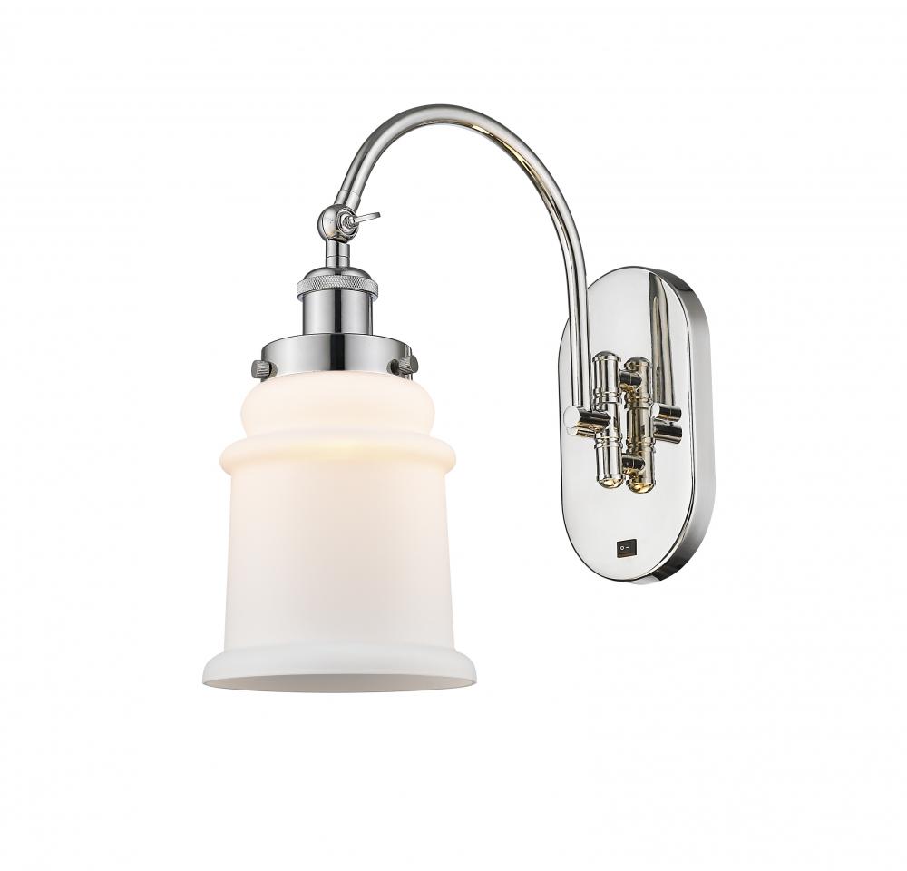 Canton - 1 Light - 7 inch - Polished Nickel - Adjustable Swing Arm