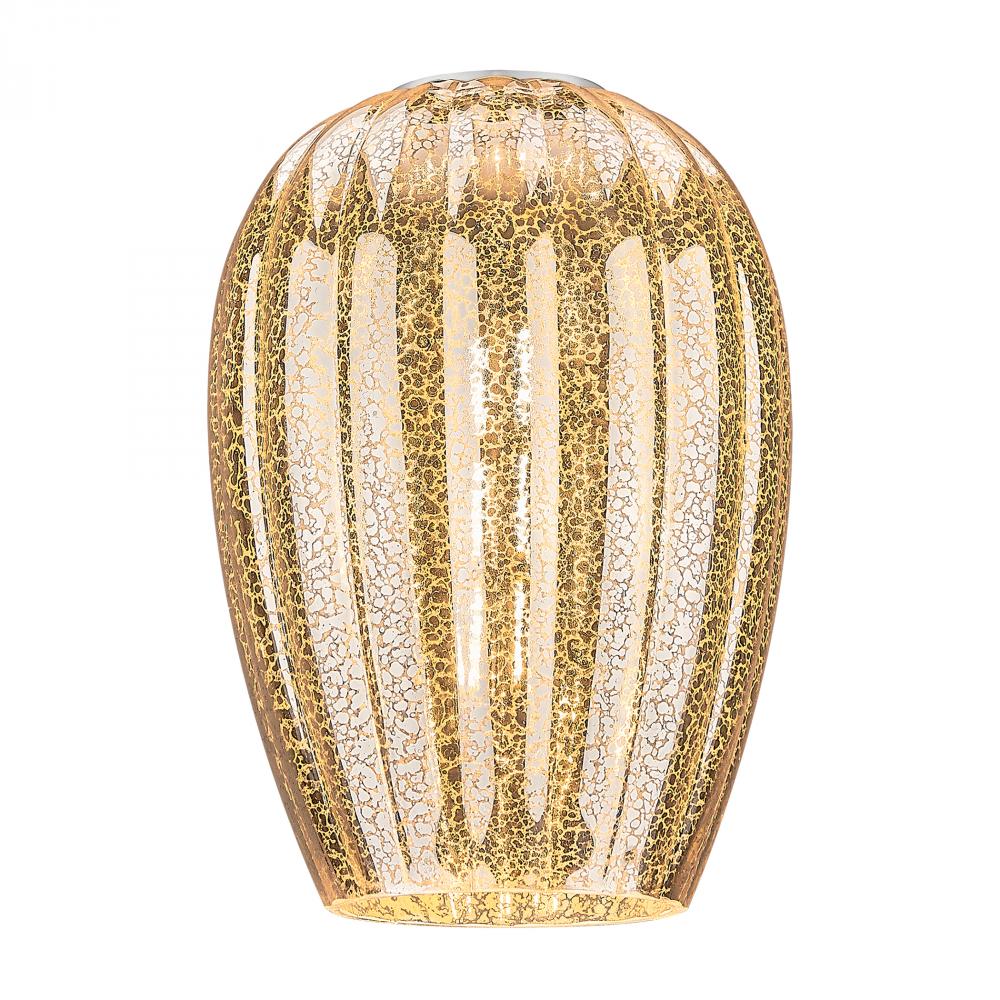 Preston Flute - Mercury - 6 inch - Glass