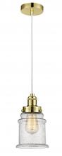 Innovations Lighting 100GD-10W-1H-GD-G184 - Edison - 1 Light - 8 inch - Gold - Cord hung - Mini Pendant